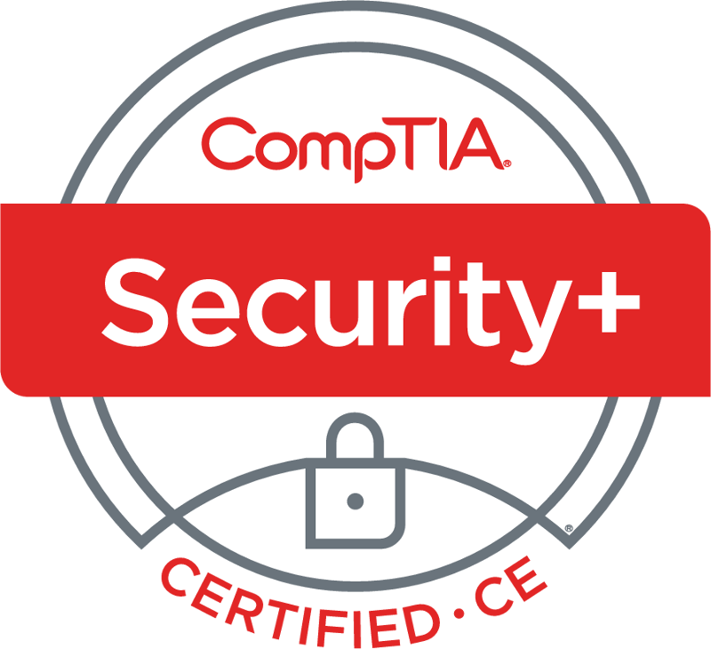 Comptia Security+ Certified CE Logo